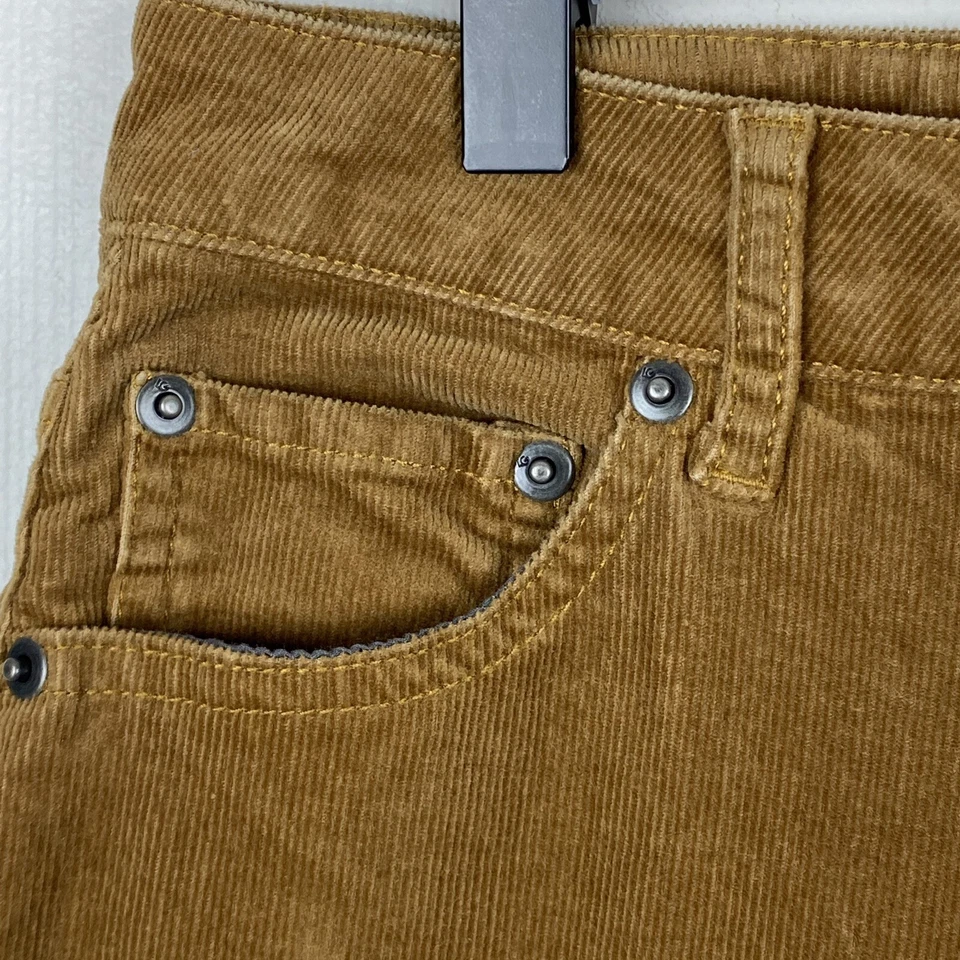 Lori Goldstein LOGO Pants Womens 10 Brown Tan Skinny Stretch Corduroy A282171 - Image 4 of 4