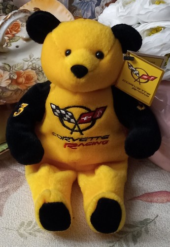 2001 Salvino Bammers #3 Chevrolet Corvette Racing Yellow Bear New With Tags