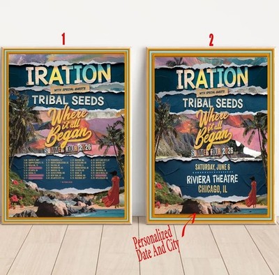 Custom Iration Where It All Began Summer Tour 2026 Poster