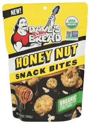 Dave's Killer Bread Bites Granola Honey Oat Organic 7.2 oz (Pack of 6)
