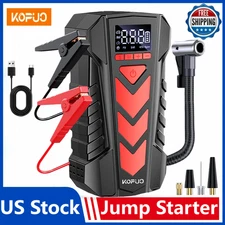 4000A Car Jump Starter with Air compressor Booster Jumper Power Bank Car Battery