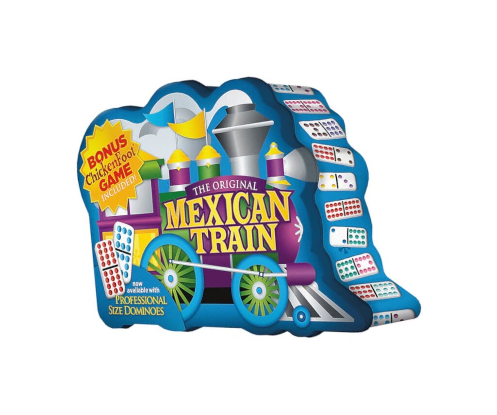 The Original Mexican Train and Chickenfoot Deluxe Dominoes Set (UK)
