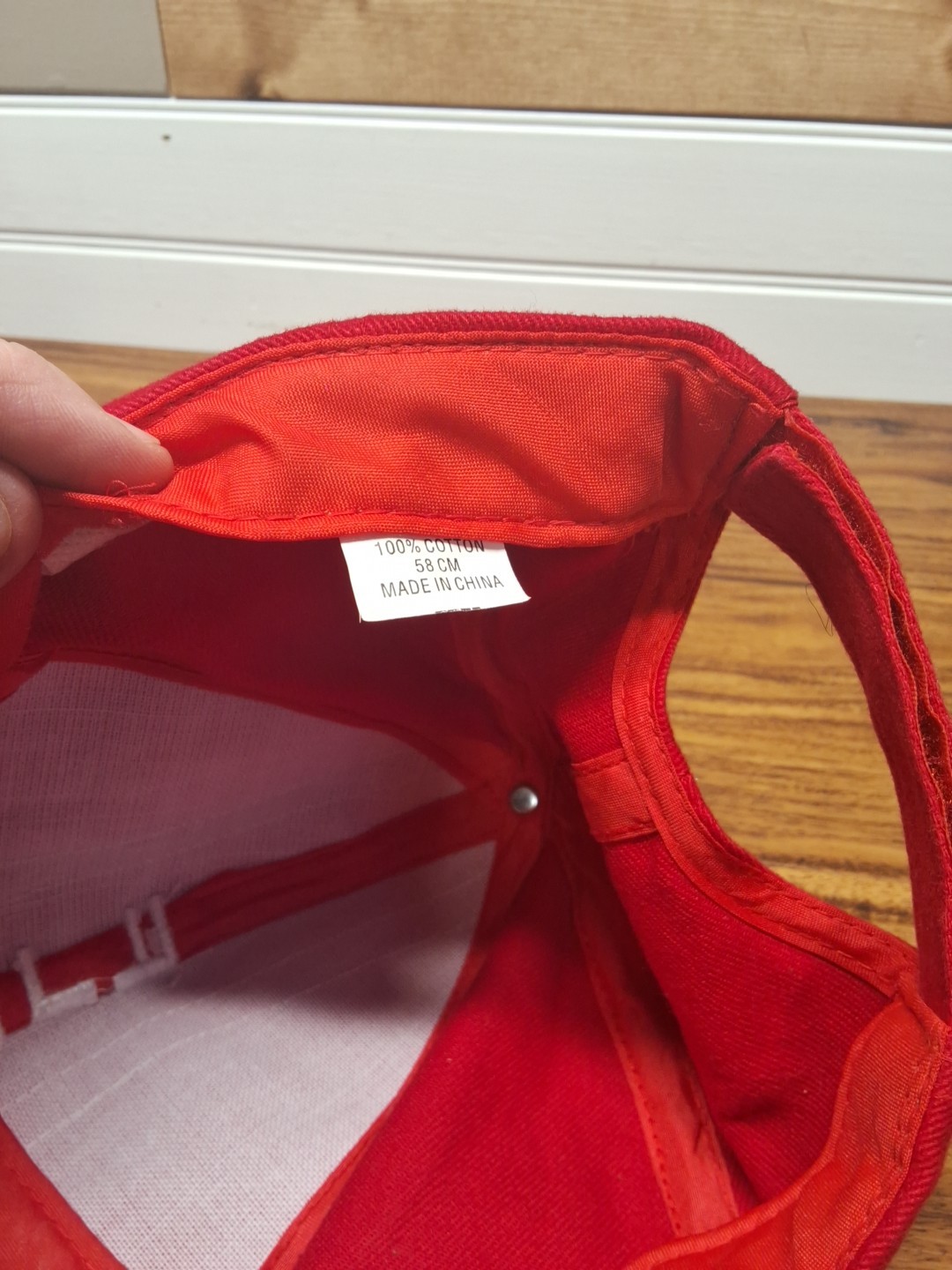 Adjustable FLORIDA Red/White Strapback Baseball C… - image 5