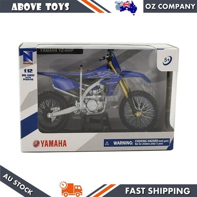 NewRay 1:12 Scale Yamaha YZ450F 2022 Dirt Bike Diecast Model Kids Toy Replicas