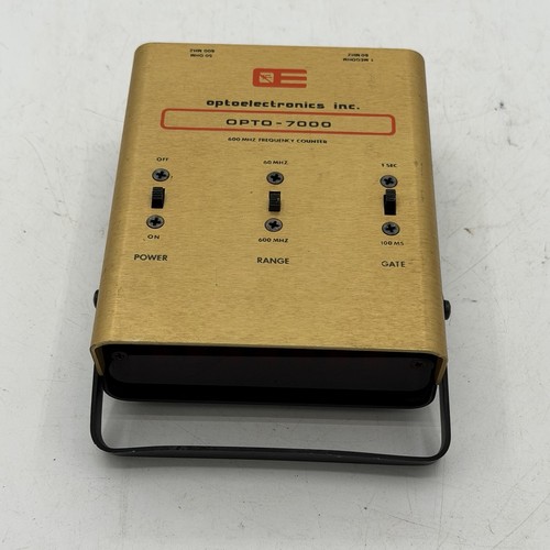 OPTOELECTRONICS  OPTO-7000 FREQUENCY COUNTER - No Power cord