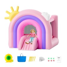 Uimoso Inflatable Bounce House with Slide and Blower for Kids
