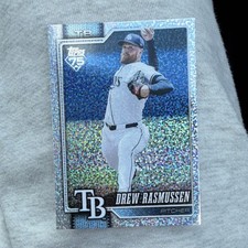 Topps Series 1 Holofoil Drew Rasmussen Tampa Bay Rays #64 Baseball 2026