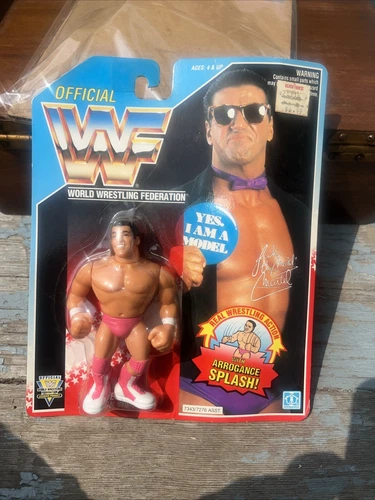 c1992 WWF Hasbro - The Model Rick Martel (Series 5) - MOSC # 7343/7276