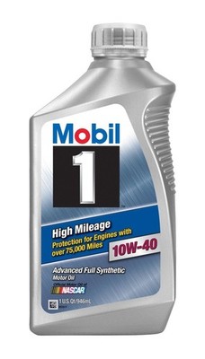 Mobil 1 MOB103536-1 10W-40 High Mileage Oil - 1 qt.