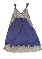 Soma Babydoll Lace Nightie Chemise Slip Dress Sm Purple Y2K Style Fairy Romantic