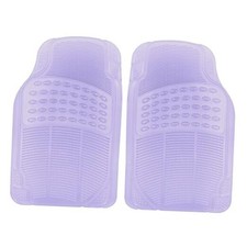 Automotive Floor Mats for Cars, 2 Piece Car Floor Mats Gray Purple