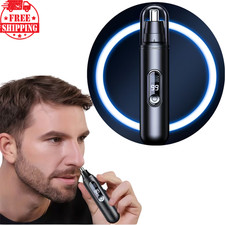 USB Rechargeable Nose Ear Eyebrow Hair Trimmer Mini Portable Electric Shaver
