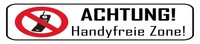 Holzschild 10X46 Cm Achtung Handyfreie Zone Deko Geschenk Schild