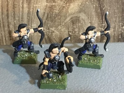 A32800 WARHAMMER FANTASY CHAOS MORTALS CLASSIC OOP THUG ARCHER 3 PK W MUSICIAN