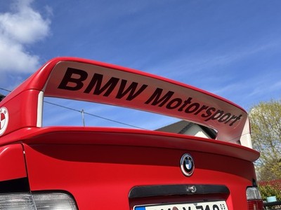 BMW Motorsport Aufkleber Class 2 Heckspoiler