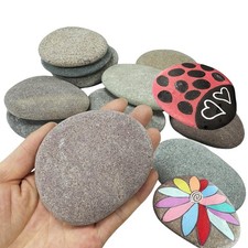 16PCS Large Rocks for Painting, 3.3-4.0 Inch River Rocks to Paint, Flat Paint...
