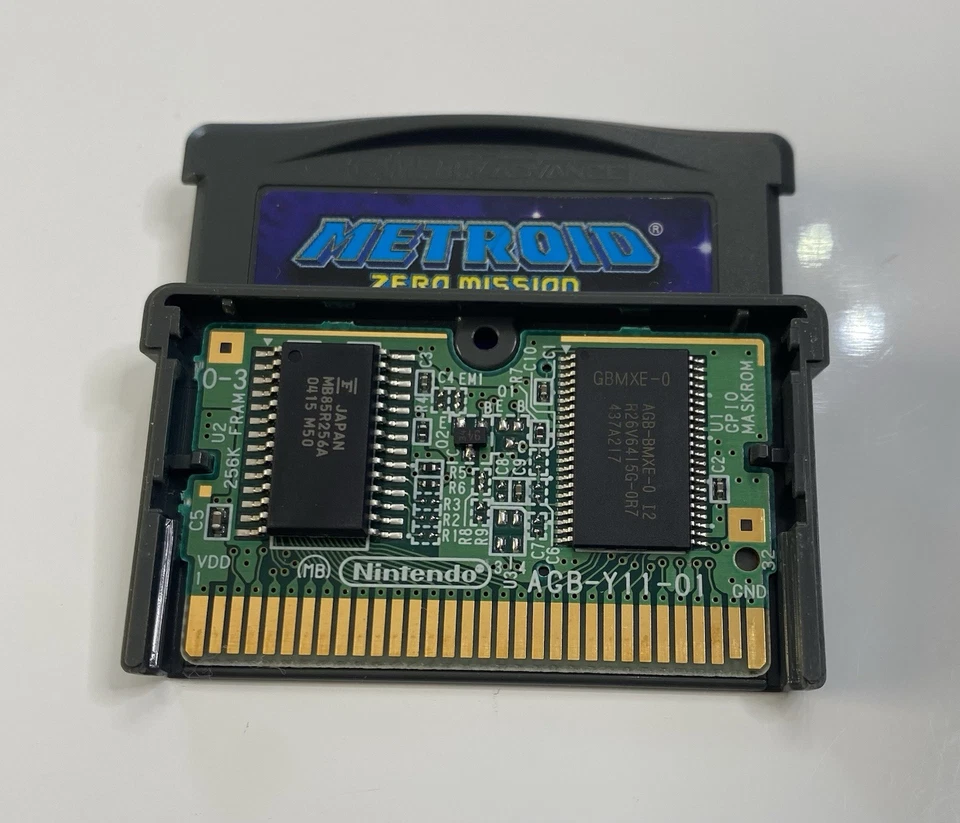 Metroid Zero Mission (Nintendo Game Boy Advance, 2004) Auténtico Probado Funciona Foto 4 de 4