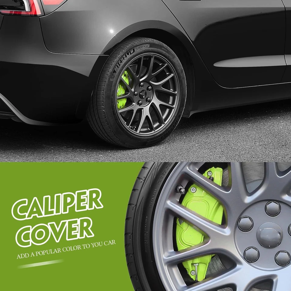 for Tesla Model 3 2024-2026 Caliper Covers Brake 18 19 In Wheel Hub Accessories - Image 2 of 4