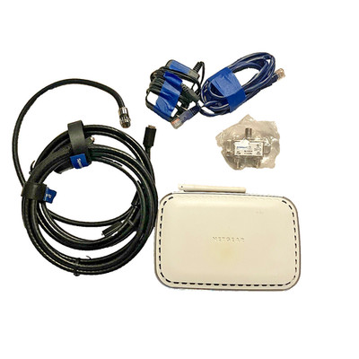Netgear WGR614 v8 Wireless G Router Bundle - unit, plug, cables, mount, TESTED