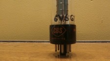 CBS 6V6GT POWER VACUUM TUBE TESTED VINTAGE BL...