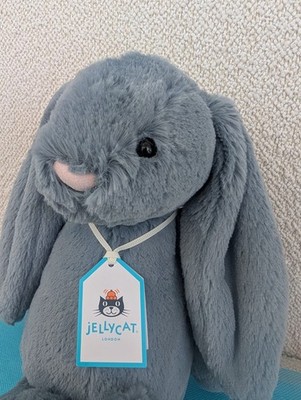 Jellycat Bashful altrosa mittelgroßer Hase neu mit Etikett selten nicht mehr produziert Kaufbeleg