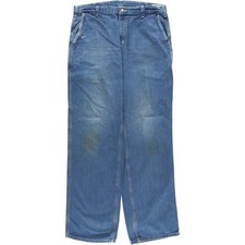 Used Carhartt Dungaree Fit Denim Painter Pants Men's Size W36