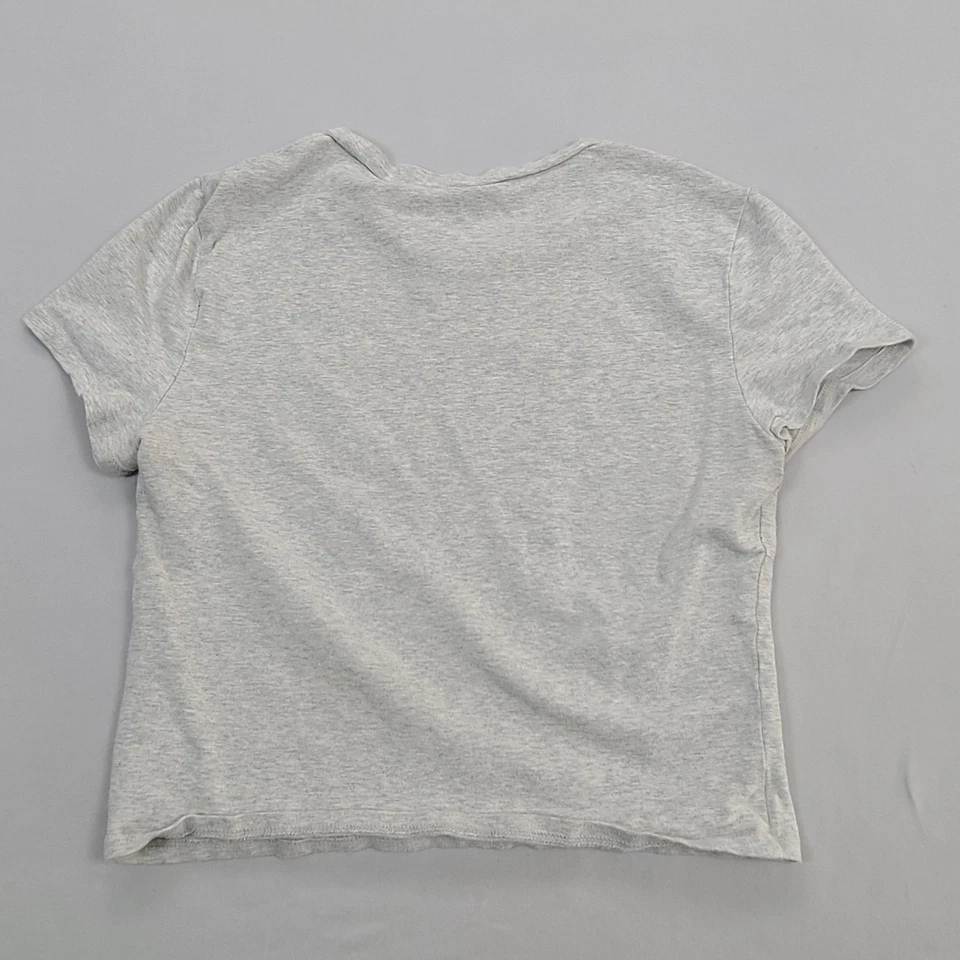 Abercrombie & Fitch Shirt Girls Small Gray T Shirt Soft Essentials Casual Comfor - Image 2 of 4