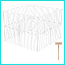 Pet Playpen, Small Animals Supplies, 16 Panels Exercise Playpens Cage, C Grid...