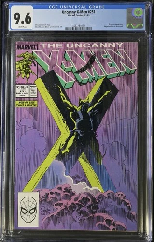UNCANNY X-MEN #251 (Marvel Comics, 1989) CGC Graded 9.6  ~ WHITE Pages