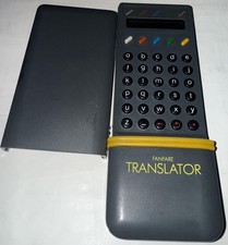 Vintage Fanfare 5 in 1 Pocket Language Translator French German Spanish Italian
