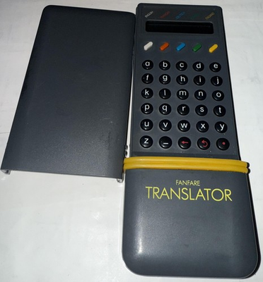 #ad #ad Vintage Fanfare 5 in 1 Pocket Language Translator French German Spanish Italian $13.02