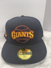 NWT San Francisco Giants TOPPERZ New Era Warriors 59Fifty Fitted Hat 7 5/8