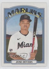 2021 Topps Heritage High Number Jose Devers #670 uk2