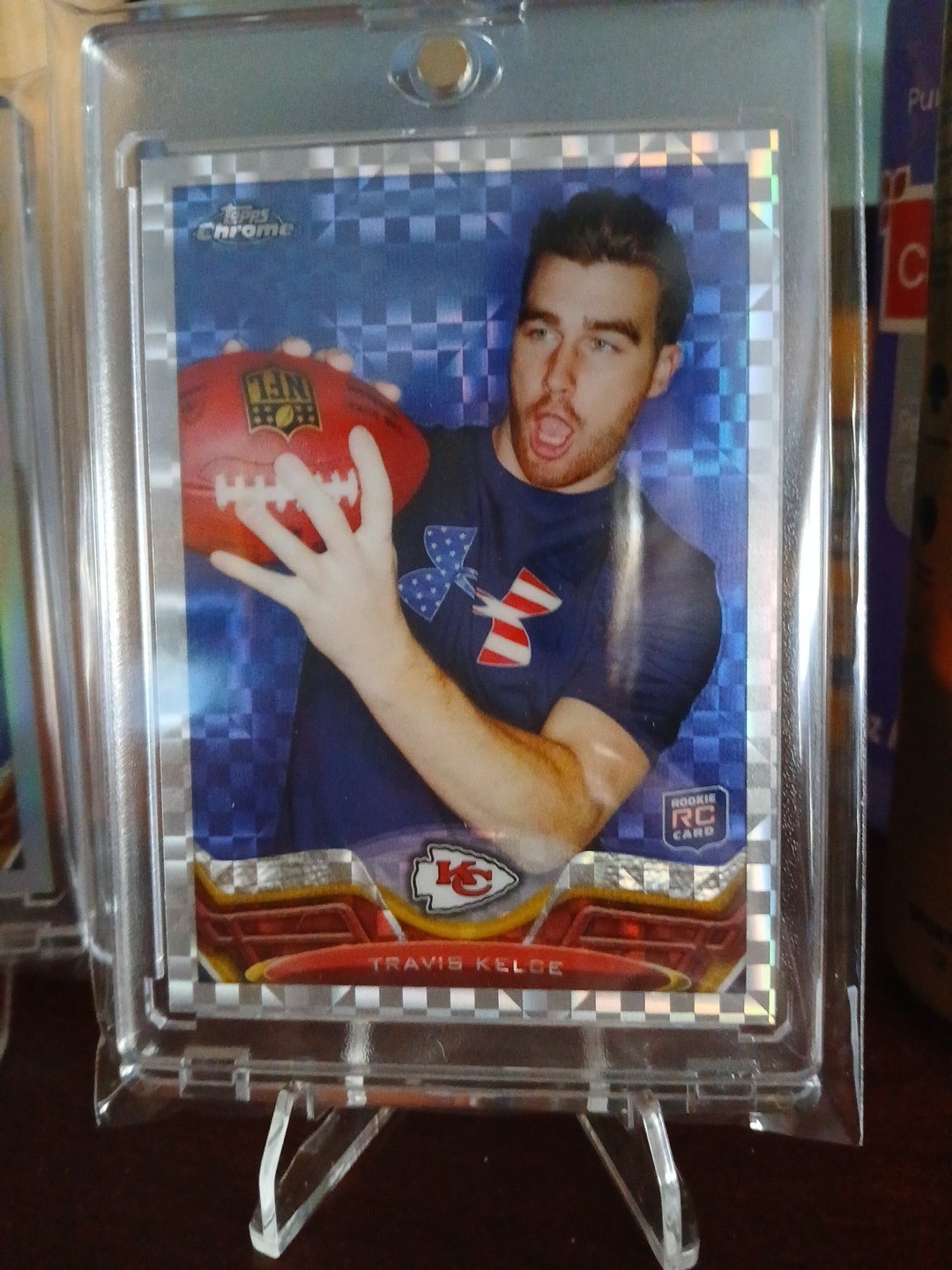 2013 Topps Chrome Travis Kelce X-Fractor Rookie RC KC Chiefs Xfractor