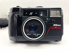 Nikon Action Touch AF 35mm Film Camera 35mm f/2.8 Black Point  Shoot