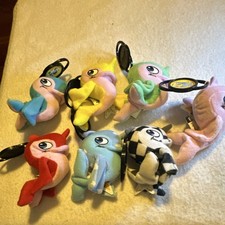 McDonald's Neopets Mini Plush Keychain Toys Lot of 7 Under 6 in 3-7 Years 2005