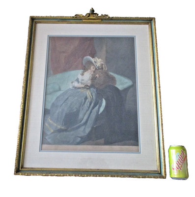 vtg florentine frame hollywood regency firence italy wood frame italian 23 x 28