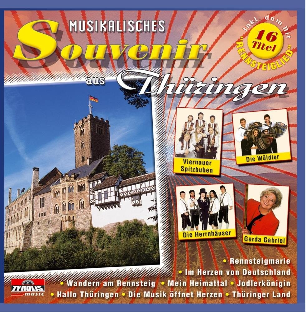 Разнообразные музыкальные сувениры из Тюрингии, включая Rennsteiglied; K (CD)
