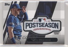 2018 Topps Update MLB Postseason Logo Manufactured Josh Donaldson Patch 0b0