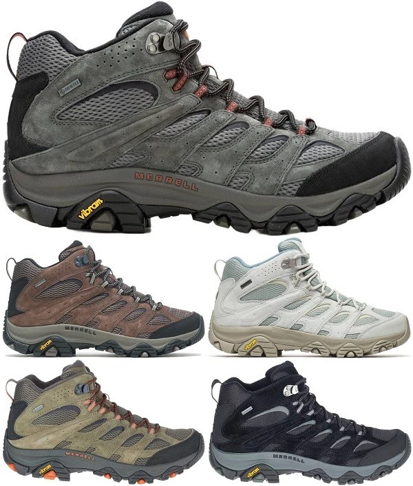 Merrell Moab 3 Mid Gore-Tex Outdoors Athletic Trainers Boots Ankle Shoes Mens
Opens in a new window