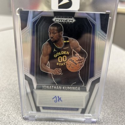 2024-25 Panini Prizm Black - Signatures Jonathan Kuminga #SIG-KUM Silver Prizm  