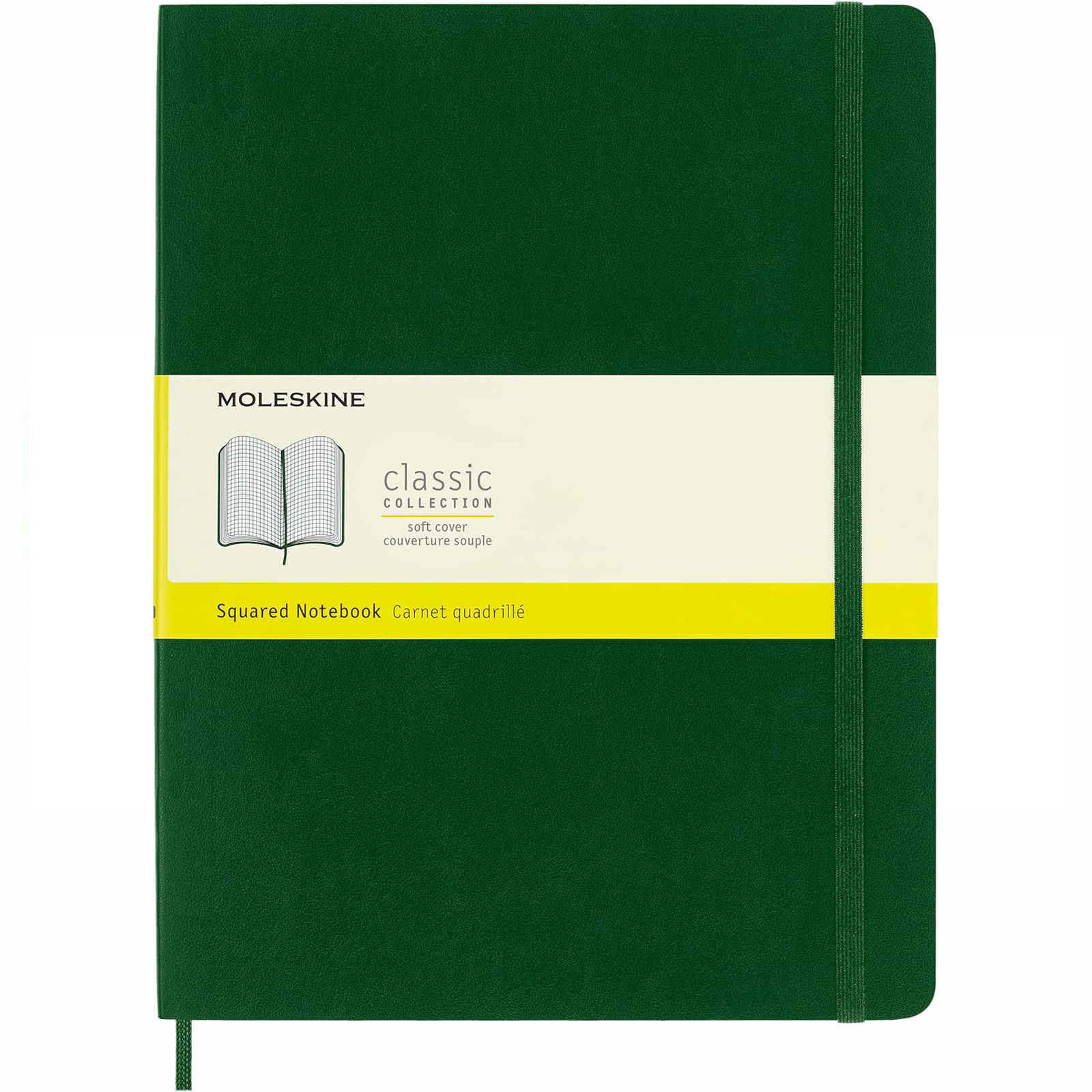 Moleskine Extra Large Squared Softcover Notebook Myrtle Green by Moleskine - Image 4