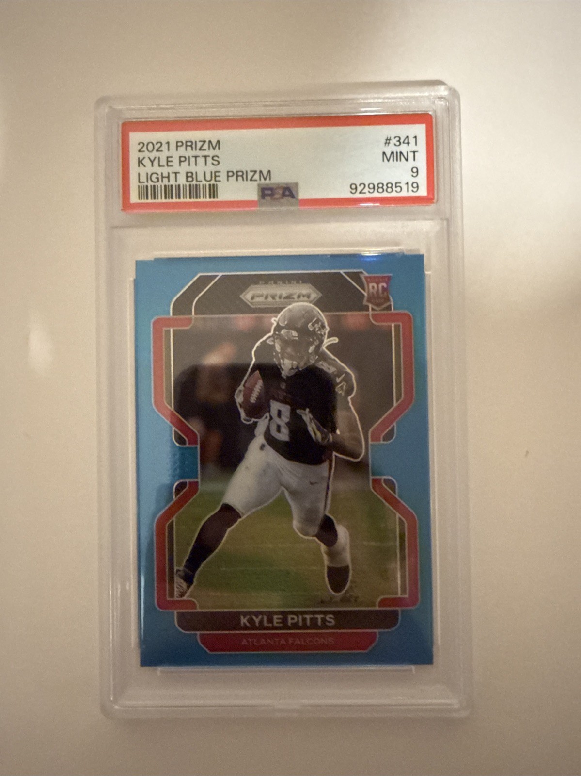 2021 Panini Prizm - Rookie Kyle Pitts #341 Light Blue Prizm (RC)