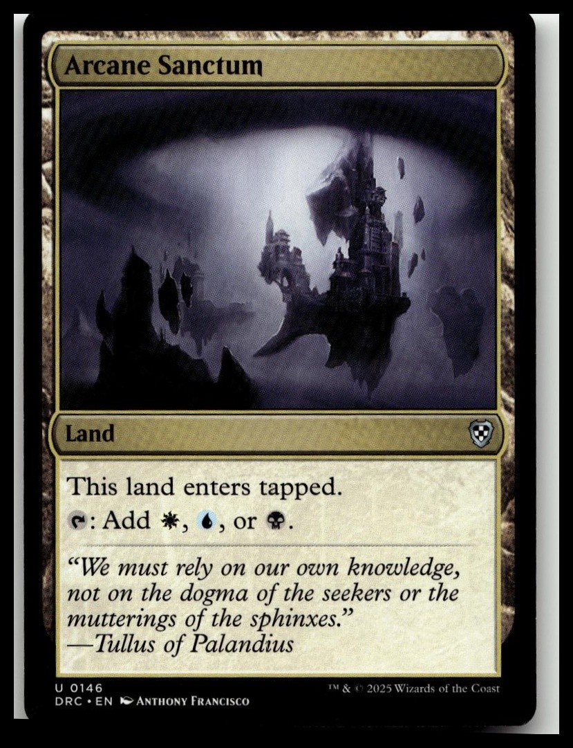 Magic: The Gathering Arcane Sanctum U Commander: Aetherdrift 146 NM