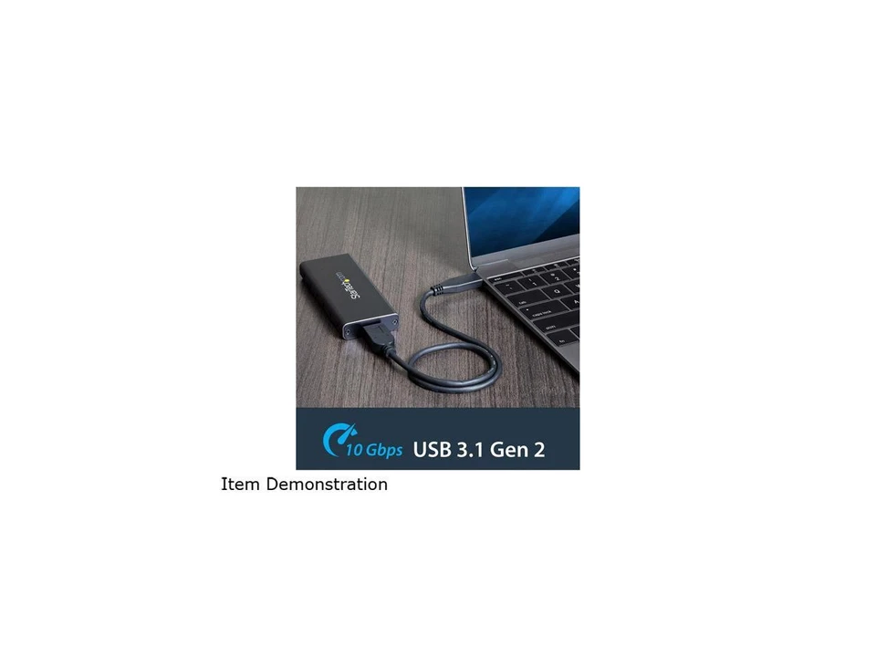 StarTech.com SM21BMU31C3 M.2 SSD Enclosure for M.2 SATA SSDs - USB 3.1 (10Gbps) - Image 4 of 4