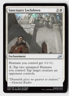 Sanctuary Lockdown 28 Uncommon Ikoria: Lair of Behemoths Magic: The Gathering NM