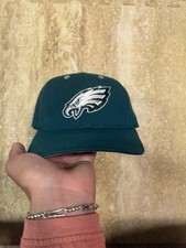 Vintage Philadelphia Eagles Snapback Hat NFL Cap Logo Athletic Wool Blend READ