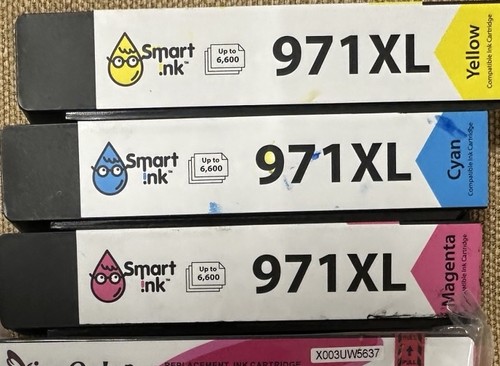 Smart Ink NEW 971XL ,Cartridge,YellowCyan,Magenta - 第 1/1 張圖片