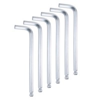 6Stk Ballkopf InnensechskantschlüSsel 8Mm Cr-V L-Form SechskantschlüSsel Silber