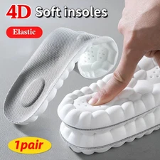 4D Massage Shoes Insoles Super Soft Latex Sports Insole for Feet Running Basket
